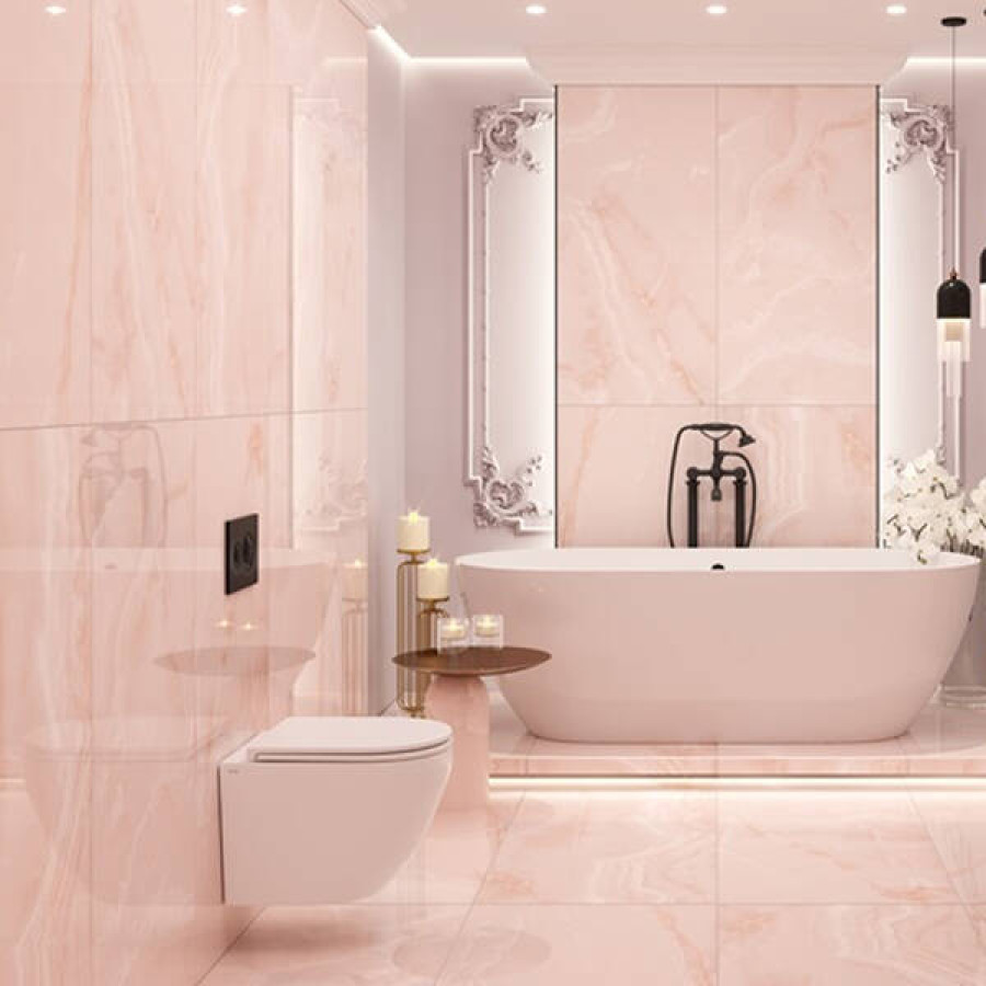 Плитка RAOUL ONYX LIGHT PINK POL ### (1 сорт) 600*1200*8.5 - фото 3