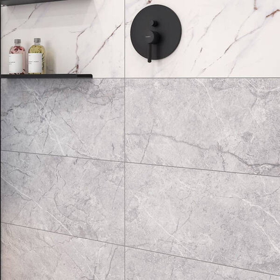 Плитка STARLIGHT LIHGT GREY MATT 298*598*8 - фото 4