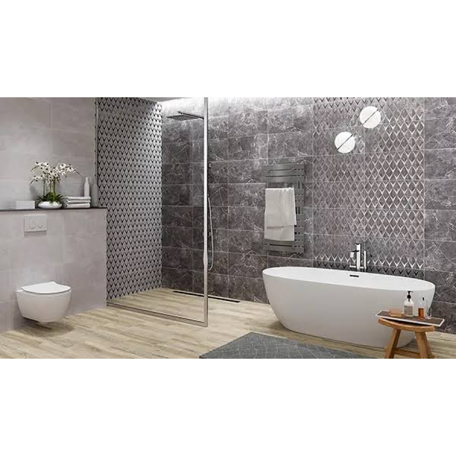 Плитка декор Opoczno Teneza Light Grey Inserto 297x600x9 - фото 2