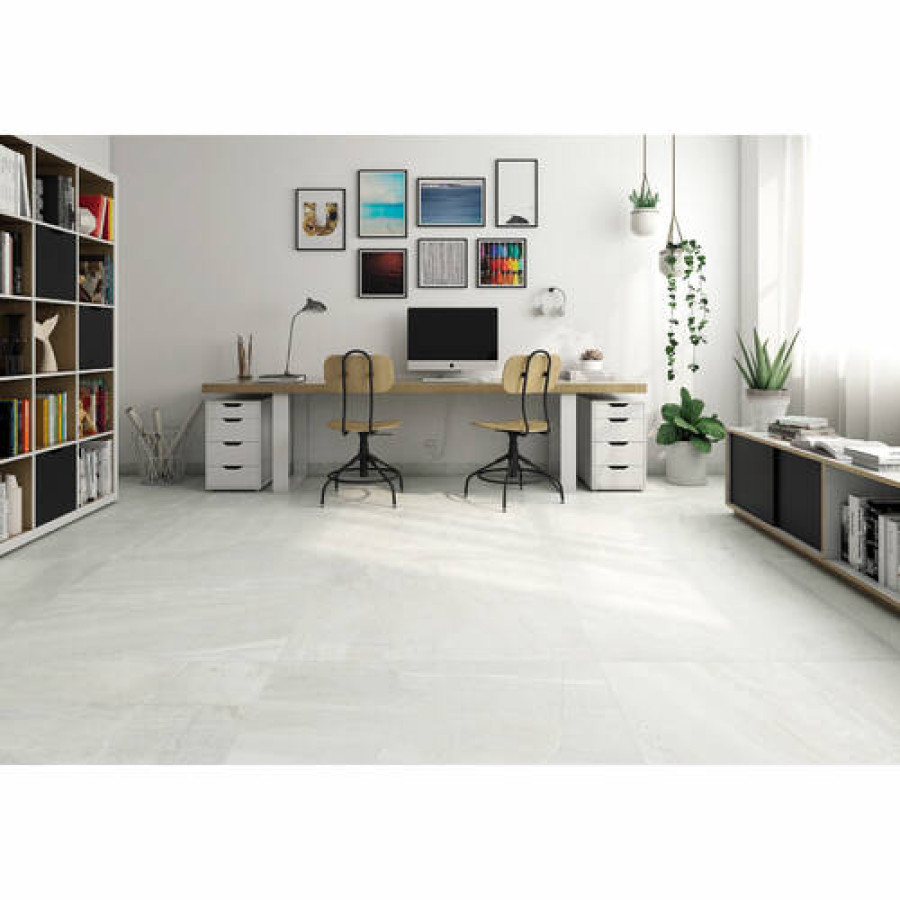 Плитка керамограніт Alaplana Johnstone P.E White Mate 100x100 см - фото 2