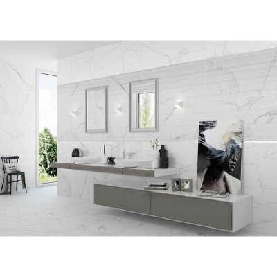 Плитка керамограніт Almera Ceramica Carrara Gqw8320P Light 60x120 см