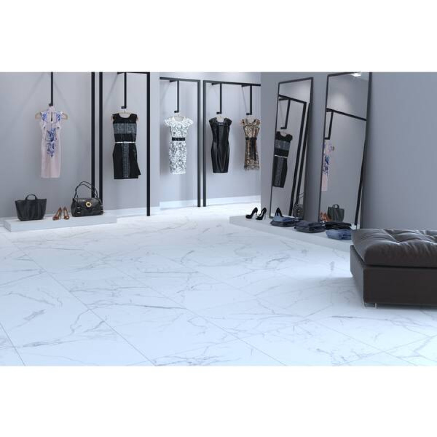 Плитка керамогранит Almera Ceramica Carrara Mat Jx60061 60x60 см - фото 3