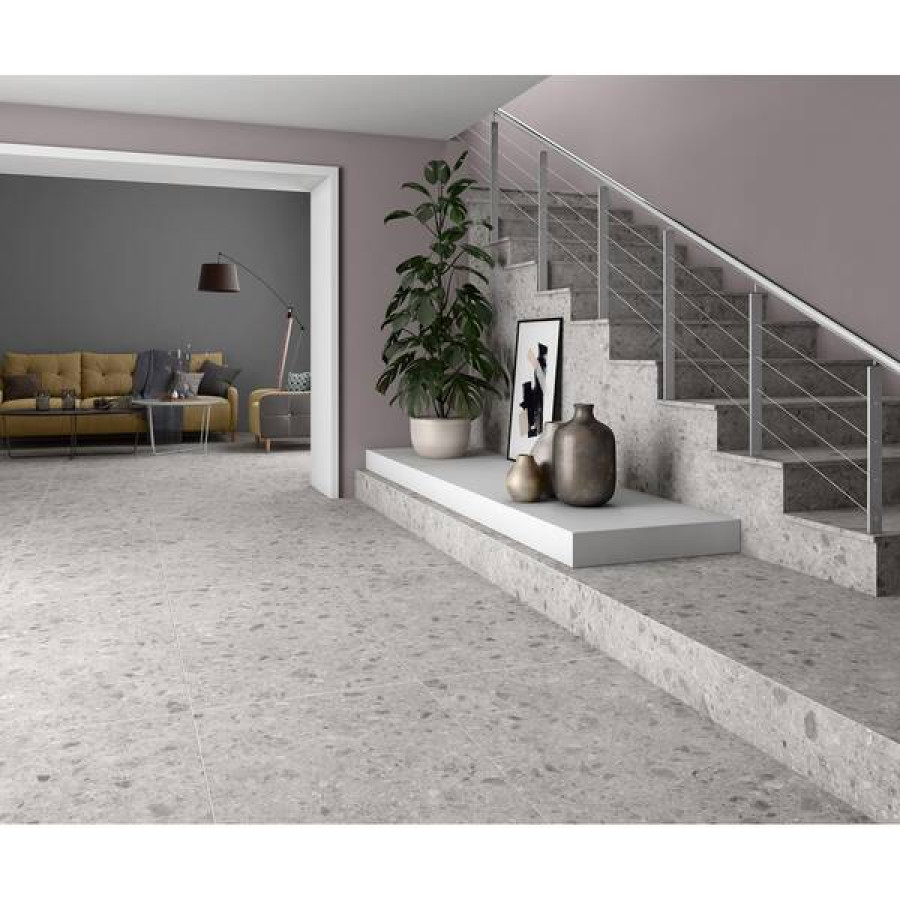 Плитка керамогранит Almera Ceramica (Spain) Geotech Light Grey 60x120 см - фото 2