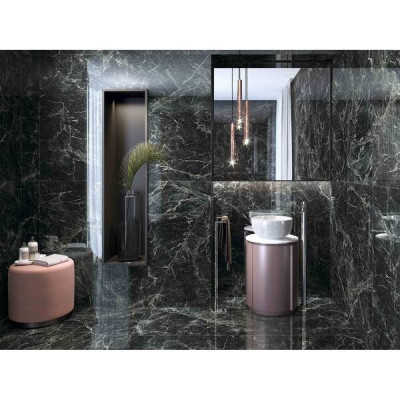 Плитка керамогранит Ape Ceramica Alpi Green Pol Rect 119x119 см