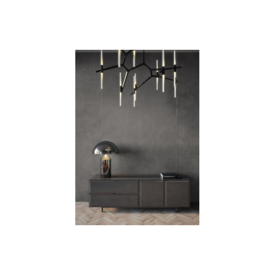 Плитка керамограніт Cerrad Gres Concrete Anthracite Rect. 119,7x59,7 см - фото 2