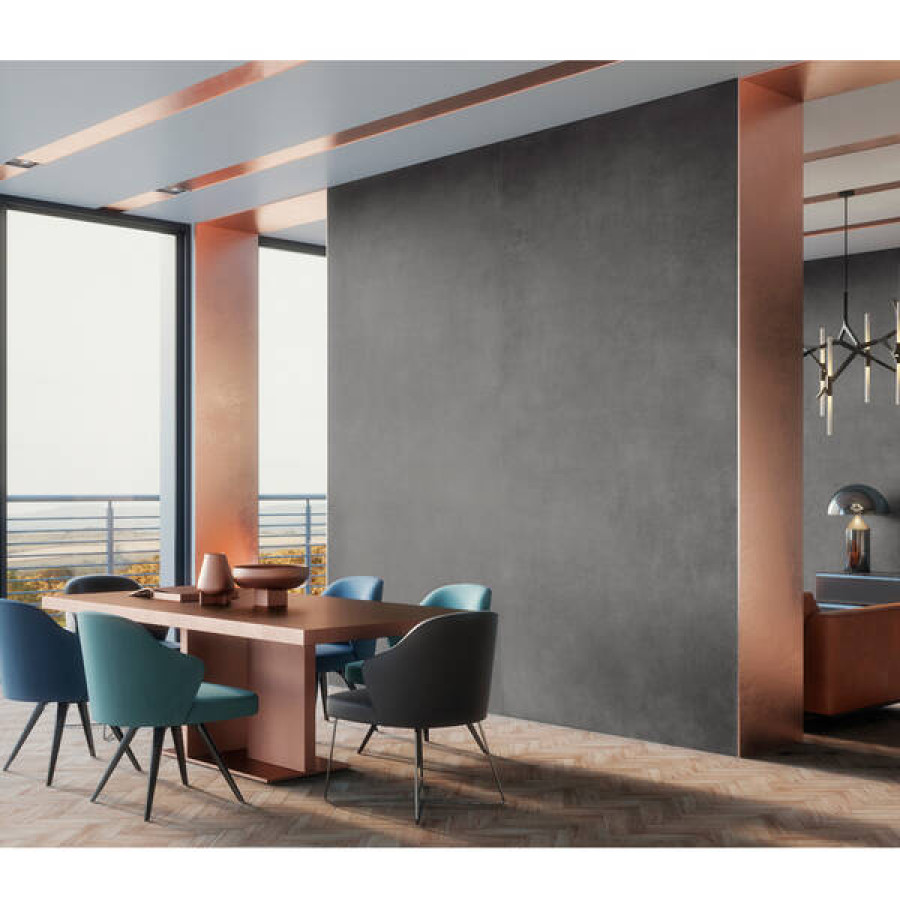 Плитка керамограніт Cerrad Gres Concrete Anthracite Rect. 119,7x59,7 см - фото 3