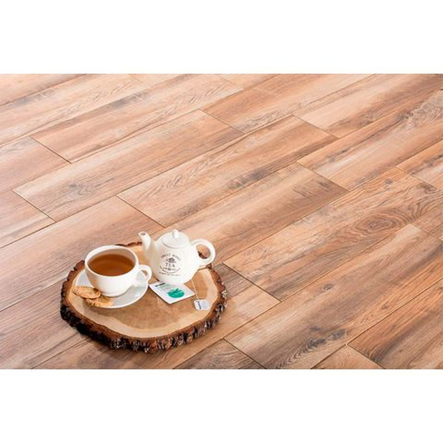 Плитка керамогранит Cerrad Merteak Podloga Honey 60x17,5 см - фото 2