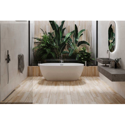 Плитка керамограніт Cersanit Flaxwood beige 18,5х59,8