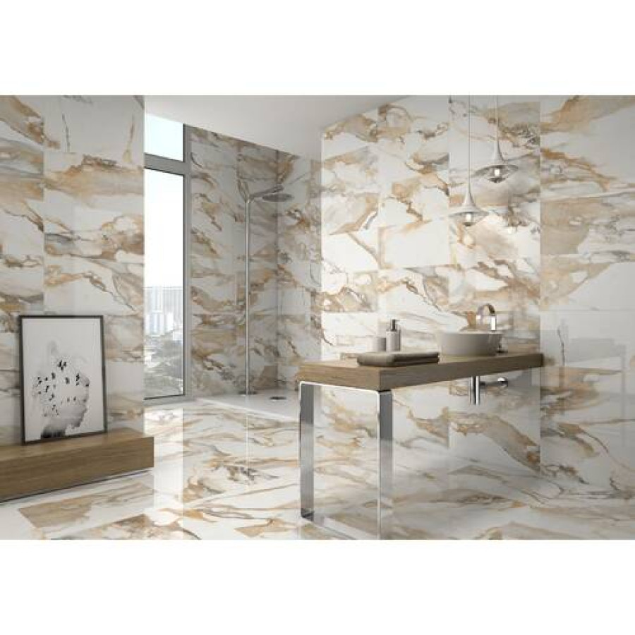 Плитка керамограніт Geotiles Crash Beige Rect (Fam 017/Mat Rect) 60x120 см - фото 3