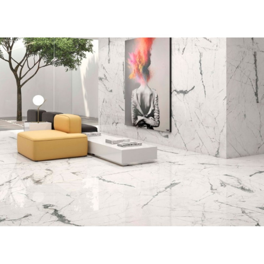 Плитка керамограніт Geotiles Kairos Blanco 60x120 см - фото 2