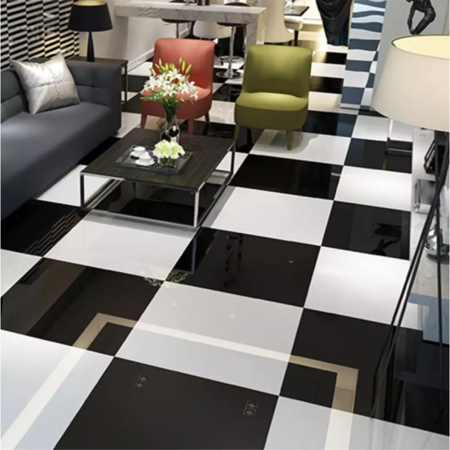 Плитка керамограніт Megagres Bx608 Normal Black 60x60 см - фото 2