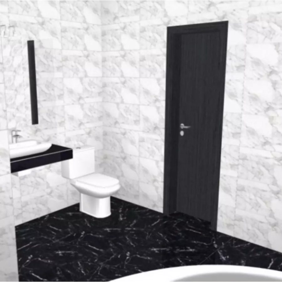 Плитка керамограніт Megagres Hs610Gn Noir 60x60 см - фото 2