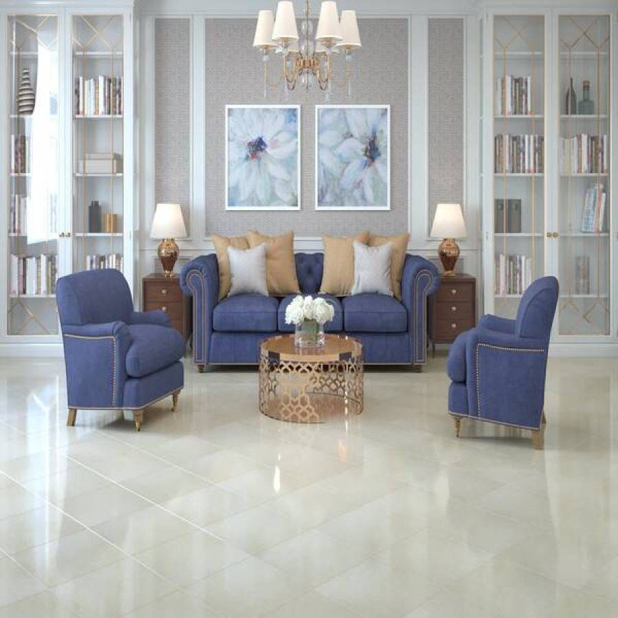 Плитка керамограніт Megagres Stone 158 Beige 60x60 см - фото 2