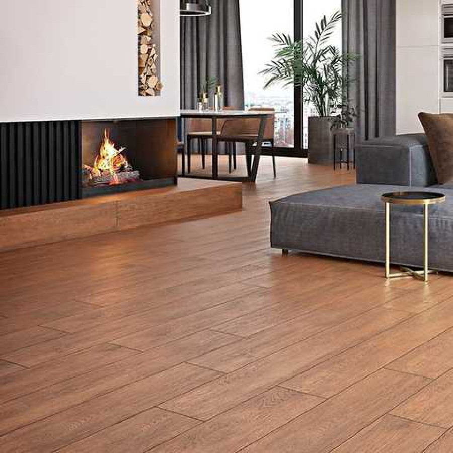 Плитка керамограніт Opoczno Pl+ Prime Brown 19,8x179,8 см - фото 2