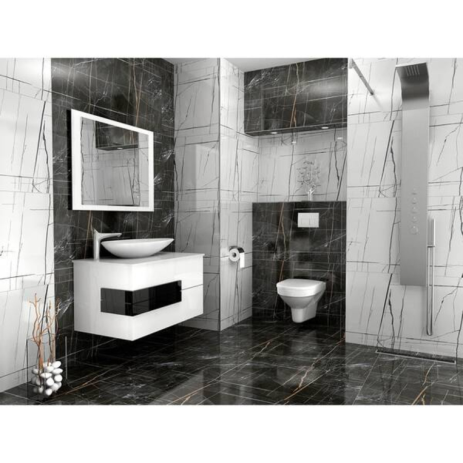 Плитка керамограніт Termal Seramik Ponte White Full Lapp 60x120 см - фото 2