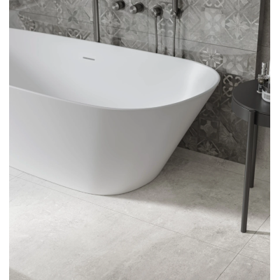 Плитка керамогранитная Cerrad Ash White RECT 597x1197x8
