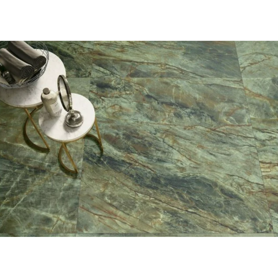 Плитка керамогранітна Cerrad Brazilian Quartzite Green RECT 597x1197x8 - фото 2