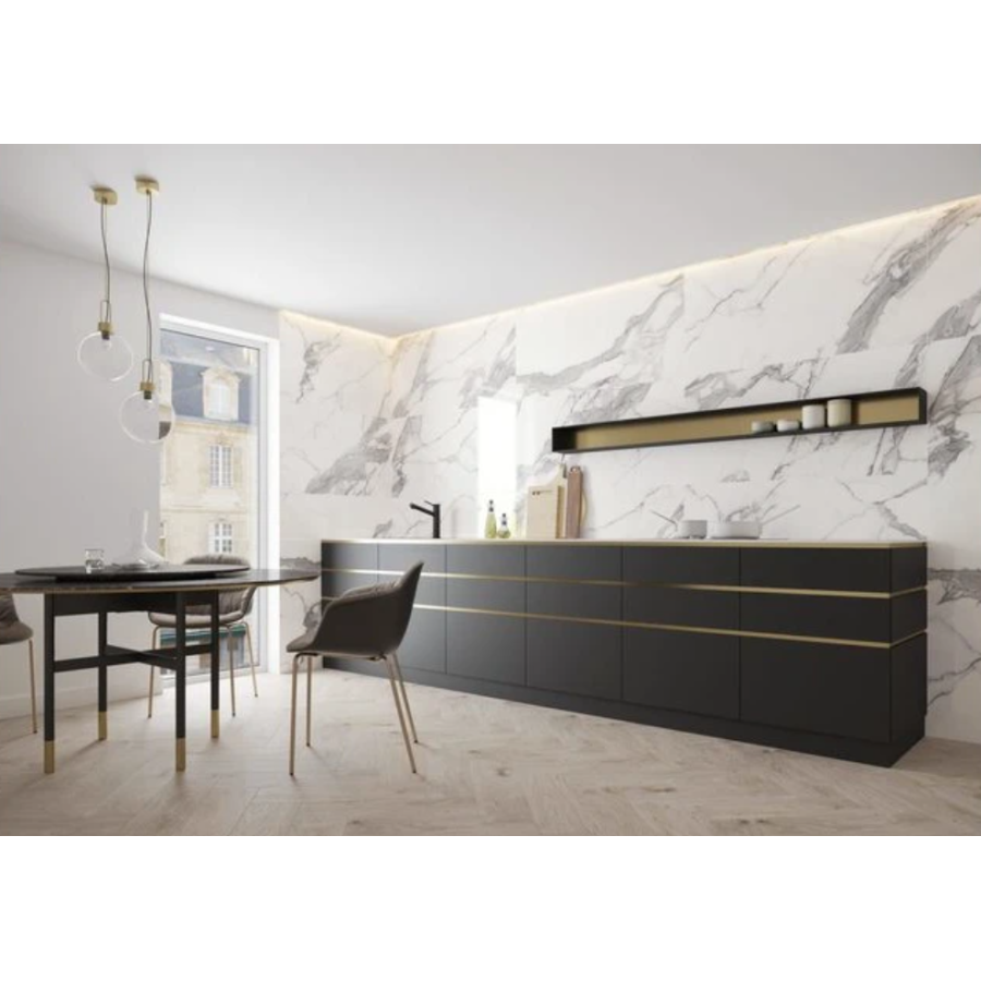Плитка керамогранитная Cerrad Calacatta White POL 597x1197x8 - фото 2