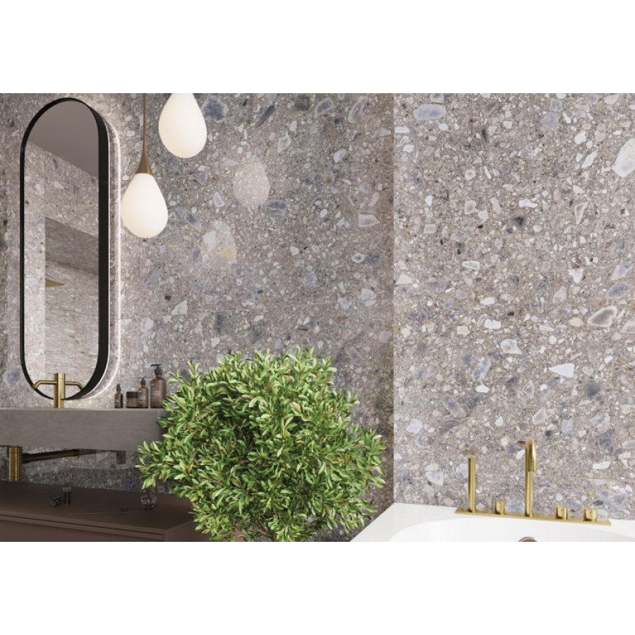 Плитка керамогранітна Cerrad Ceppo Nuovo Silver RECT 597x1197x8 - фото 2