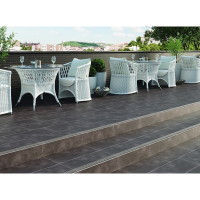 Плитка керамогранітна Cersanit City Squares Anthracite 298x598x8,5 см