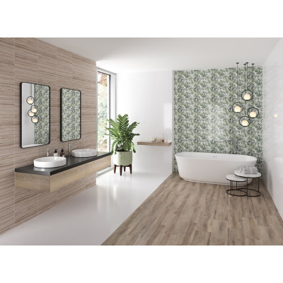Плитка керамогранітна Cersanit Stay Classy White Satin 420x420x8