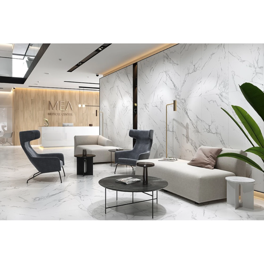 Плитка керамогранитная Opoczno Calacatta Marble White RECT 598x1198x8 - фото 3