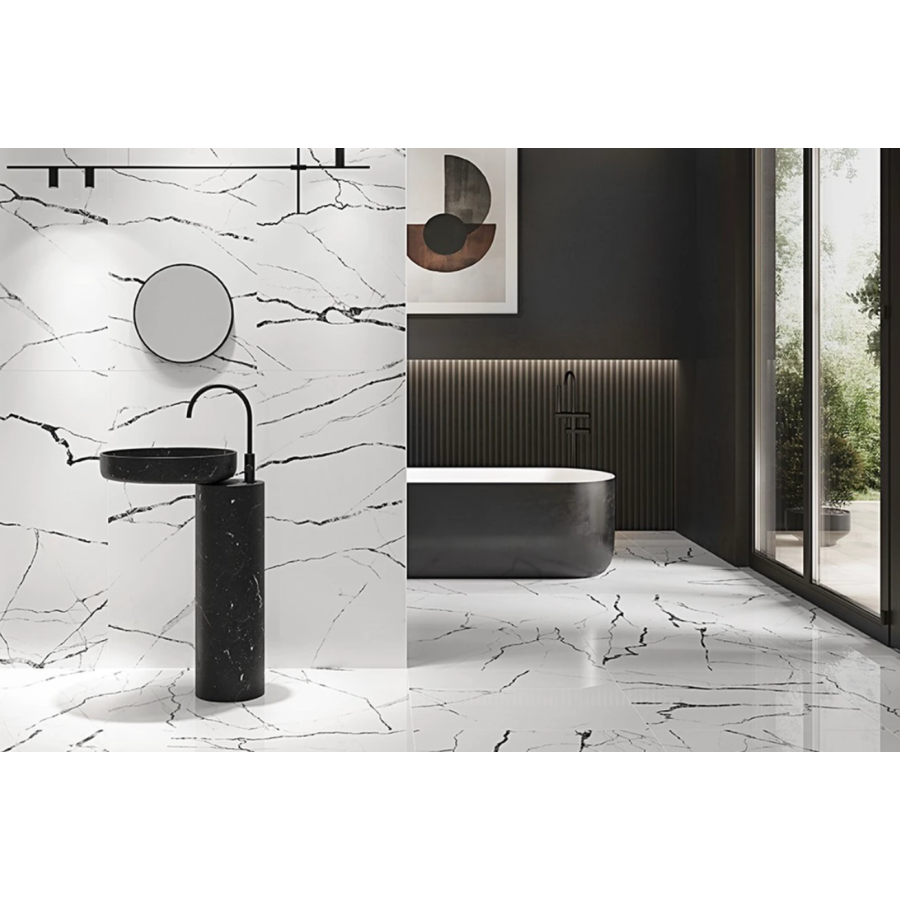 Плитка керамогранитная Opoczno Eternal White POL 598x1198x8 - фото 3
