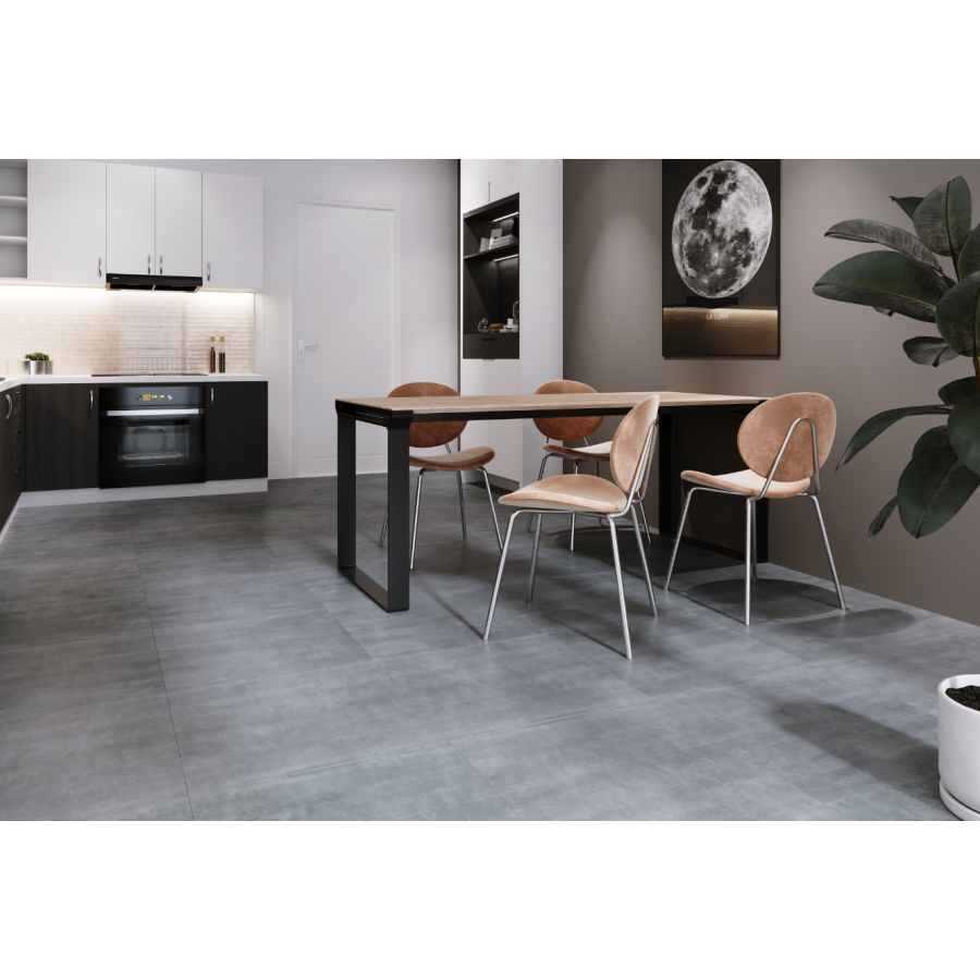 Плитка керамогранитная Golden Tile Streetline светло-серый RECT 600x600x10 - фото 5