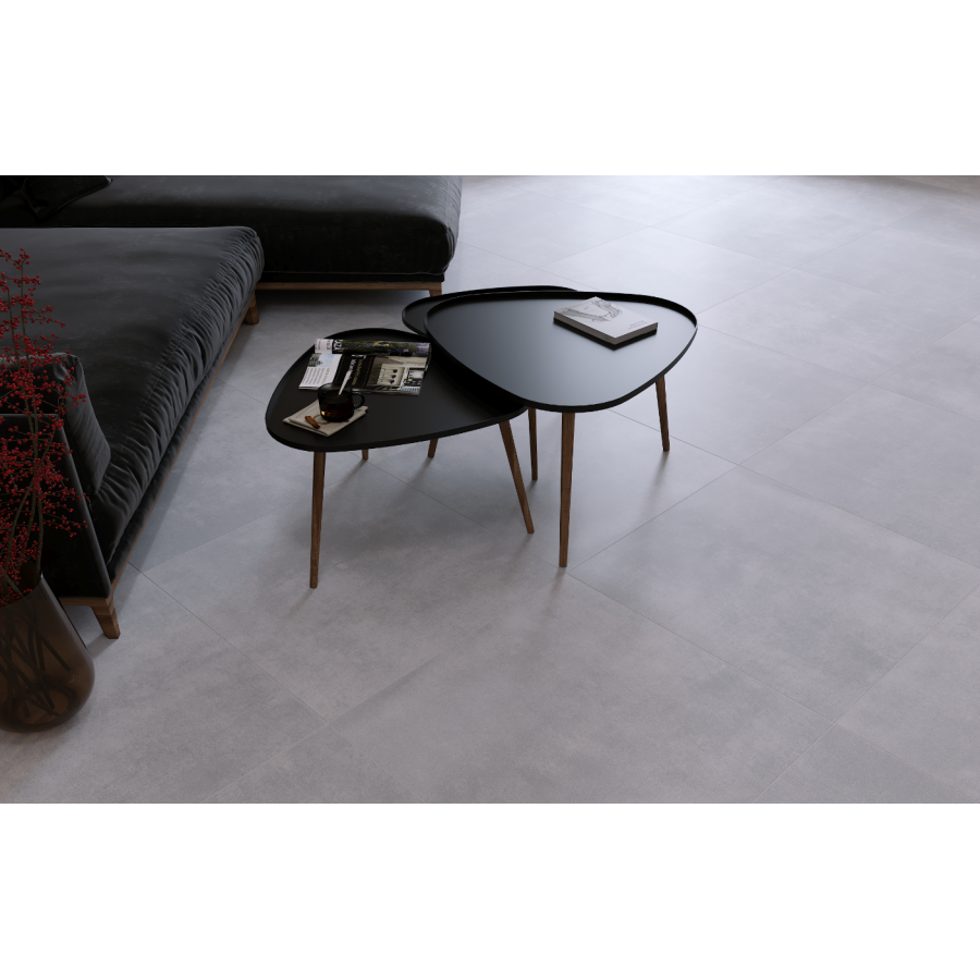 Плитка керамогранитная Golden Tile Streetline светло-серый RECT 600x600x10 - фото 2