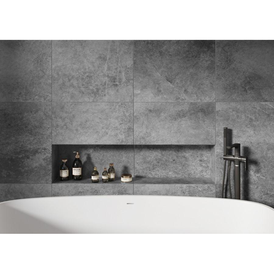 Плитка напольная Cerrad Tacoma Grey RECT 59,7x119,7x0,8 - фото 3