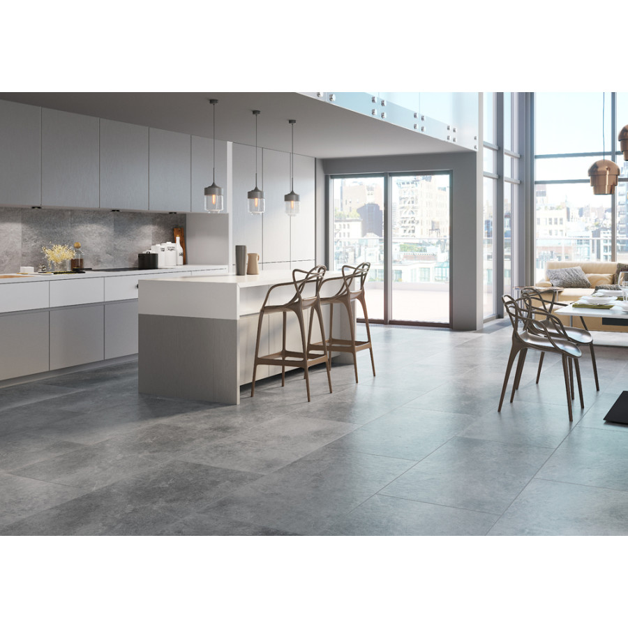 Плитка підлогова Cerrad Tacoma Silver RECT 59,7x119,7x0,8 - фото 2