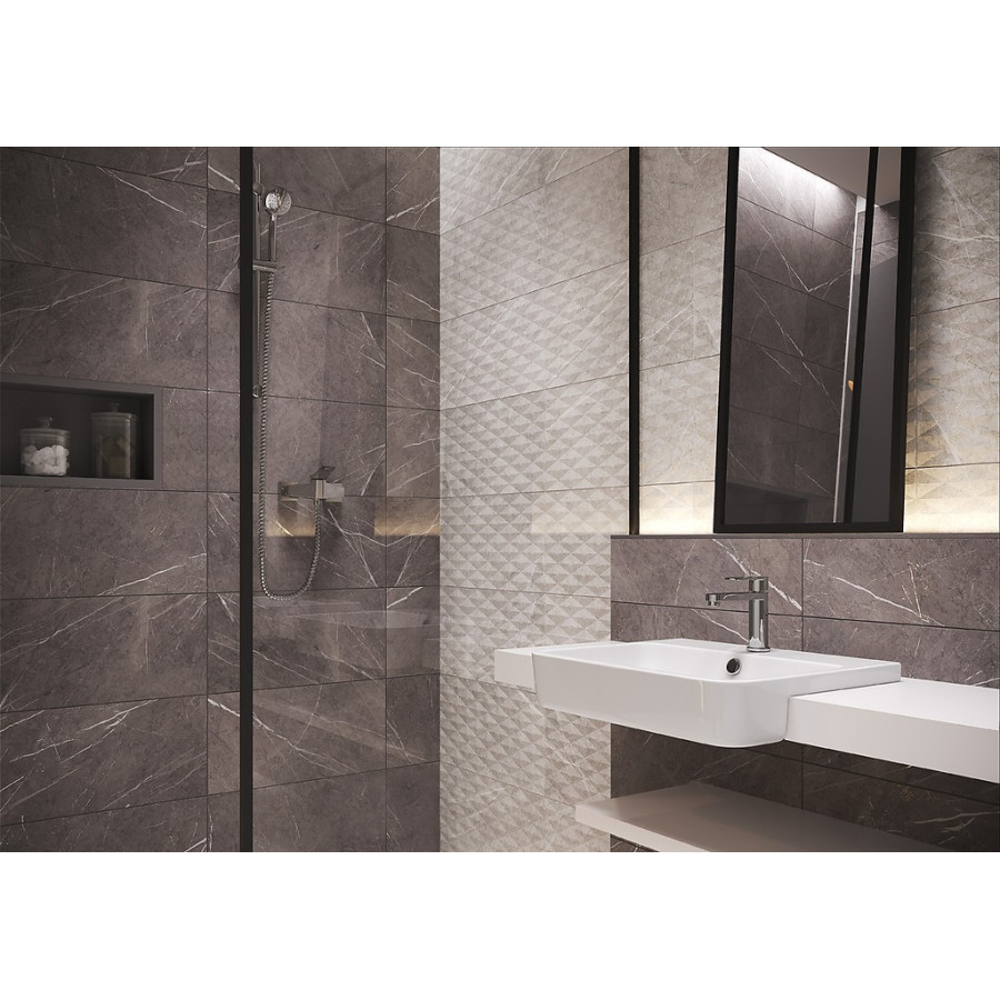 Плитка стеновая Cersanit Stone Paradice Graphite RECT 298x598 - фото 4