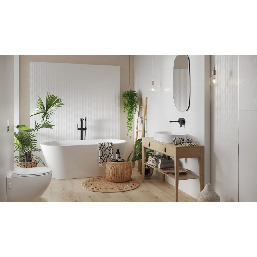 Плитка стеновая Opoczno Parmina White Micro RECT STR 298x598 - фото 2