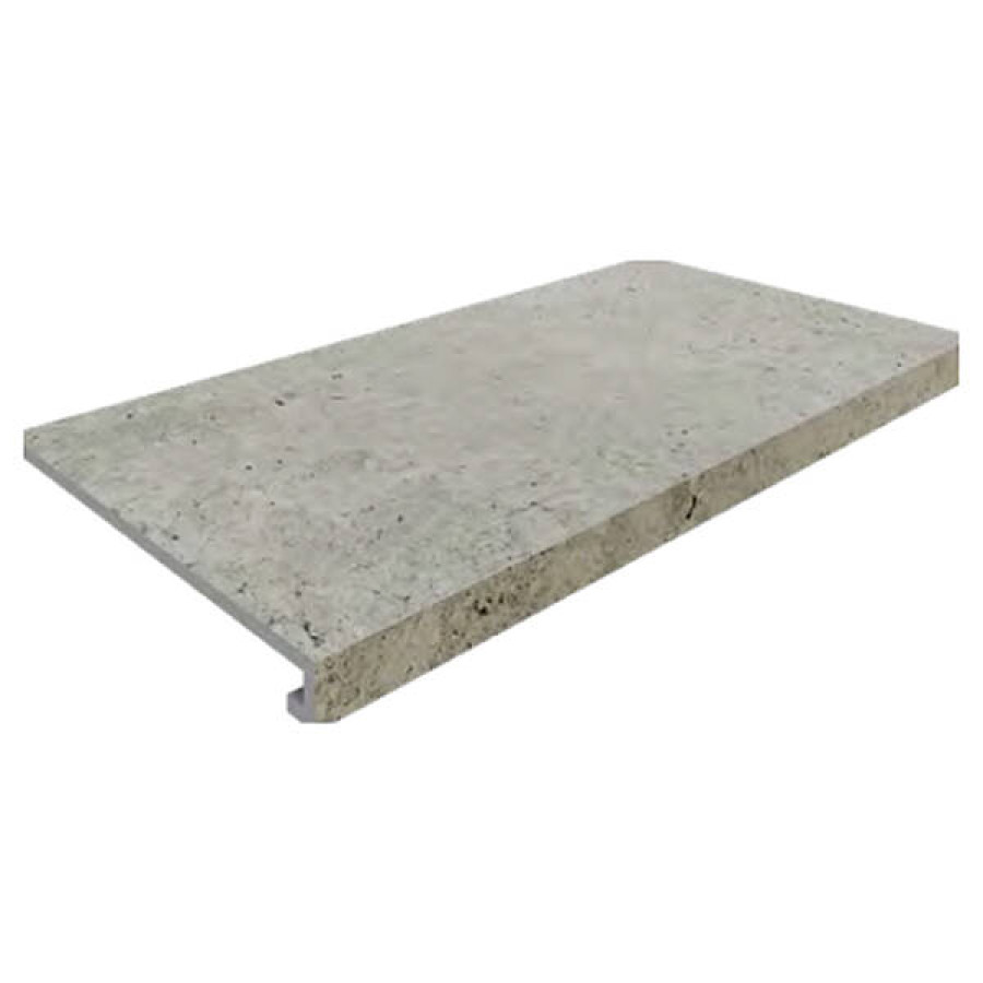 Плитка ступенька Cersanit Gptu 607 Light Grey Steptread Kapinos 31,8x59,8 см - фото 1