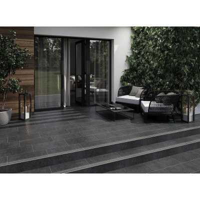 Плитка сходинка Cersanit Highbrook Anthracite Steptread 29,8x59,8 см