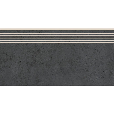 Плитка ступенька Cersanit Highbrook Anthracite Steptread 29,8x59,8 см