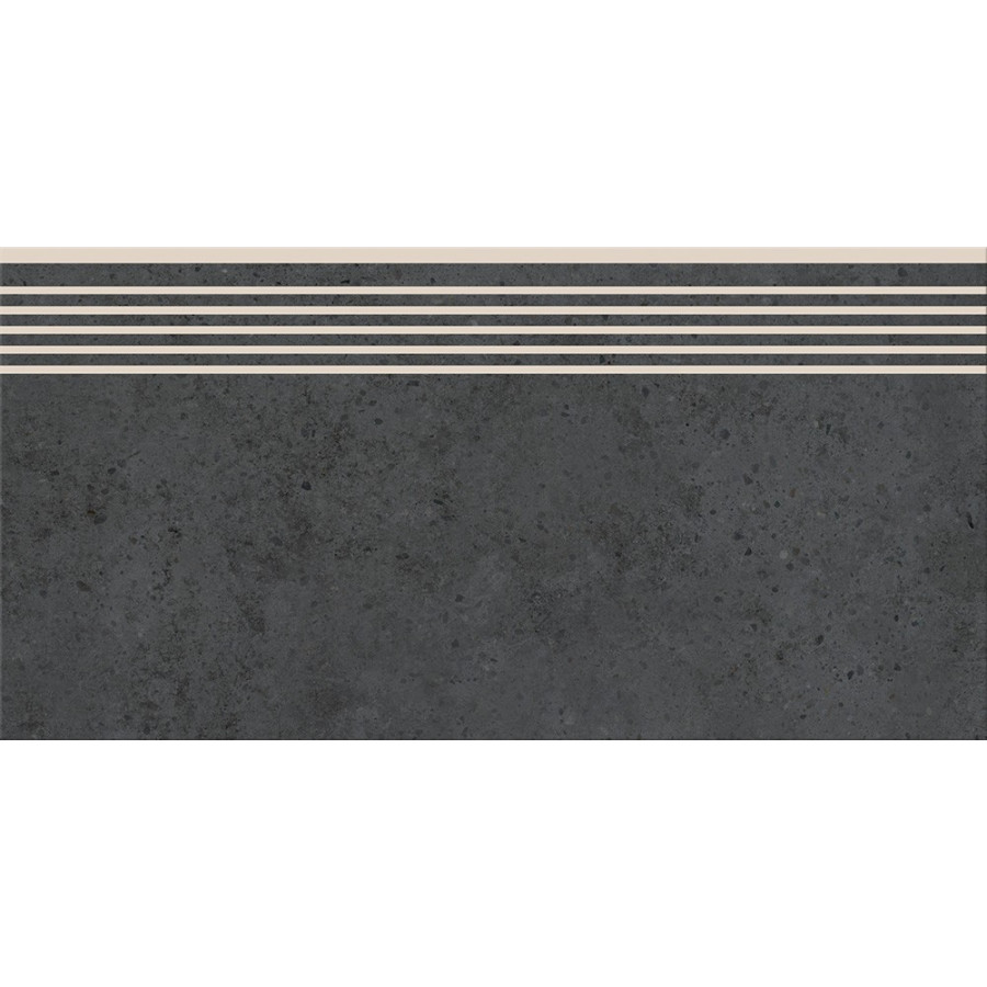 Плитка ступенька Cersanit Highbrook Anthracite Steptread 29,8x59,8 см - фото 1