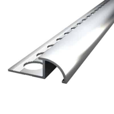 Профиль для плитки алюминиевый ОАП ПАС-3103 серебро матовое 2,71м
