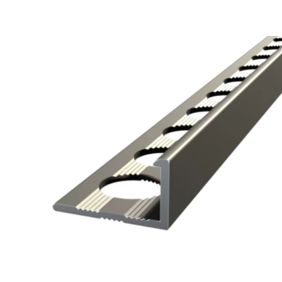 Профиль для плитки алюминиевый АП10 ПАС1186 бронза матовая 2,71м.