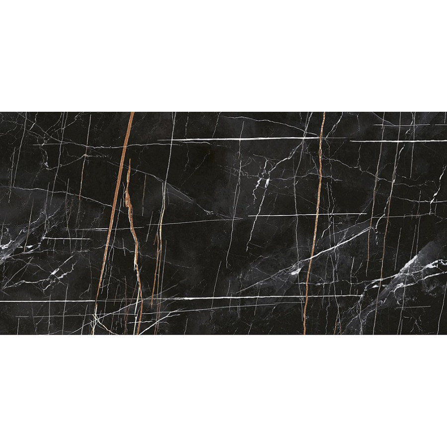 Плитка керамограніт Termal Seramik Ponte Black Full Lapp 60x120 см - фото 1