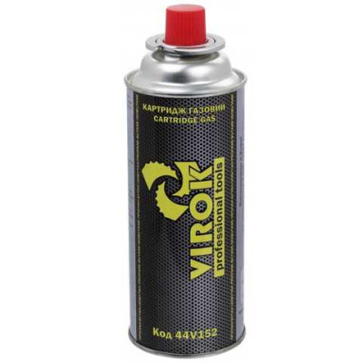 Баллон газовый 1-разовый "VIROK" с цанговым (быстрым) соединением,190 гр