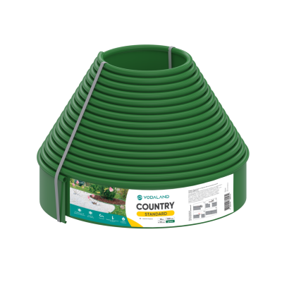 Бордюр газонный зеленый Кантри Лайн 10см*15м. (82952/15-3)