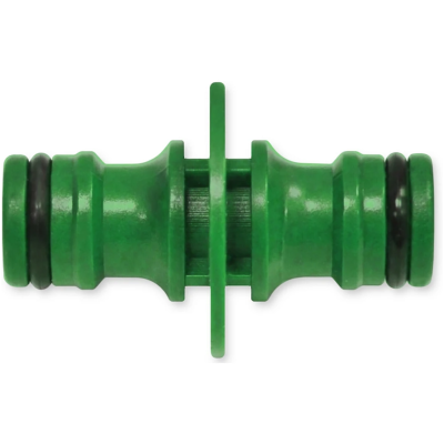 Двухсторонний соединитель для шланга пластиковый, 3/4", 1/2" VERANO | 72-130