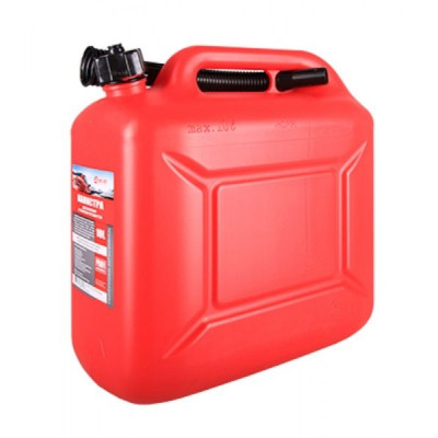 Канистра пластиковая 5л для ГСМ с воронкой красная (Польша)