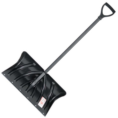 Лопата для снега Intertool - 505*340мм с ручкой 1300мм
