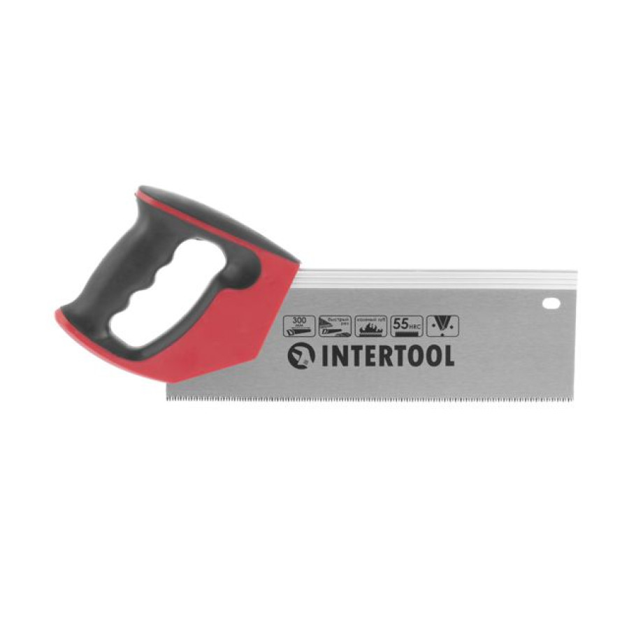 Ножівка по дереву пасовочна Intertool - 300мм*12Т*1*3д - фото 1