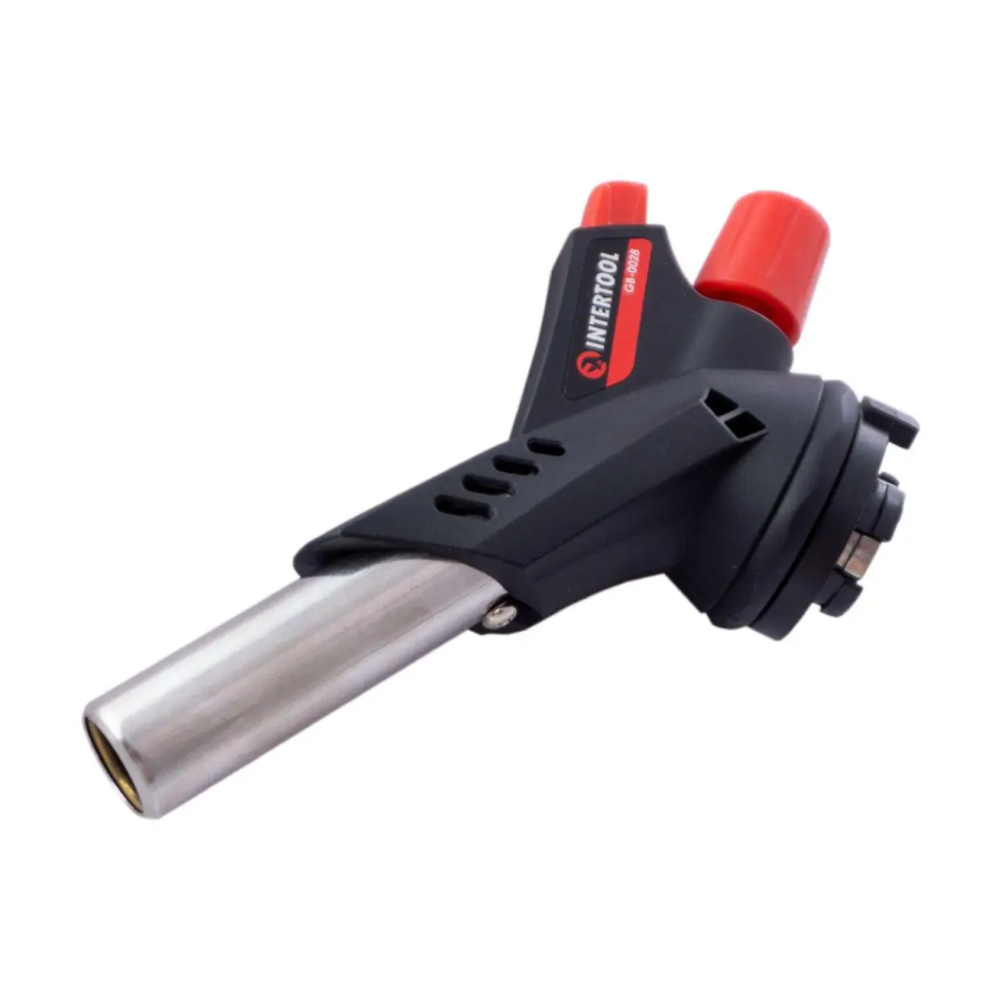 Горелка газовая с пьезоподжигом Intertool - 150мм - фото 3