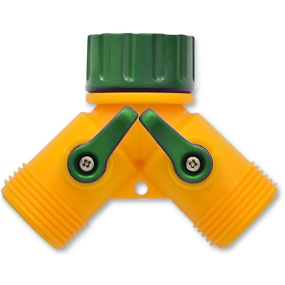 Распределитель пластиковый с двумя выходами, 3/4" VERANO | 72-134