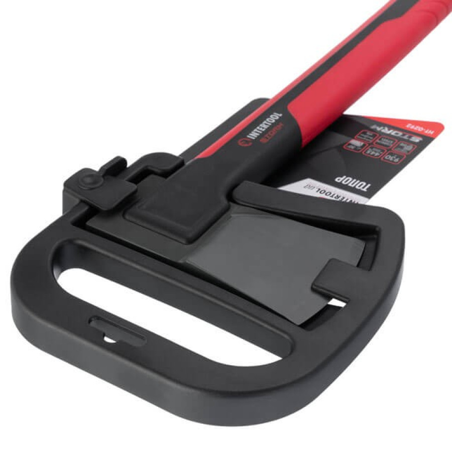 Топор Intertool Storm - 930г*445мм фибергласс - фото 8