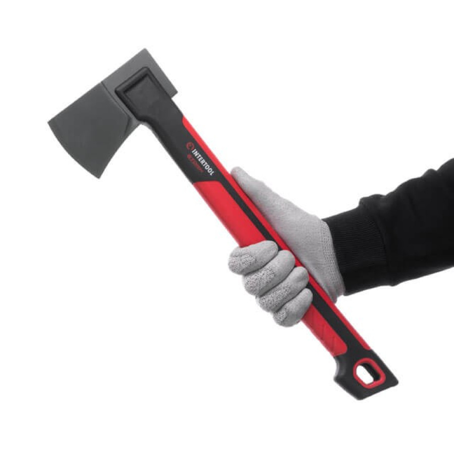 Топор Intertool Storm - 930г*445мм фибергласс - фото 9